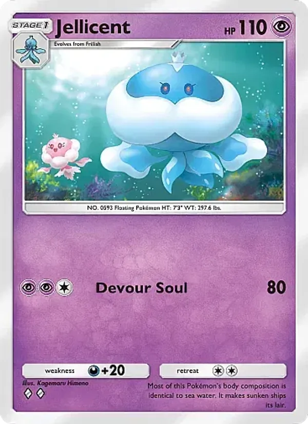 Jellicent - Secluded Springs Pokemon Card