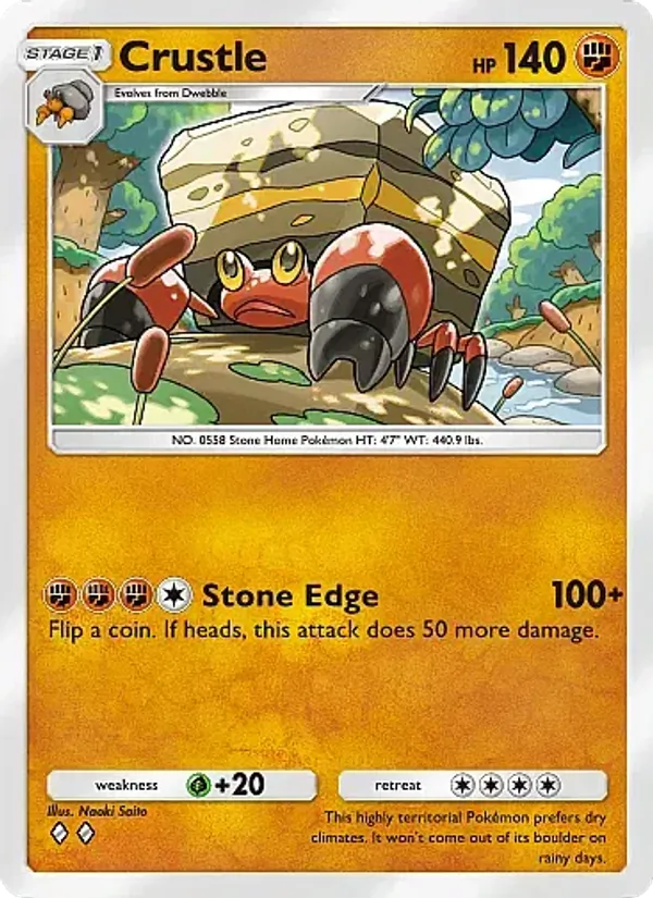 Crustle - Secluded Springs Pokemon Card
