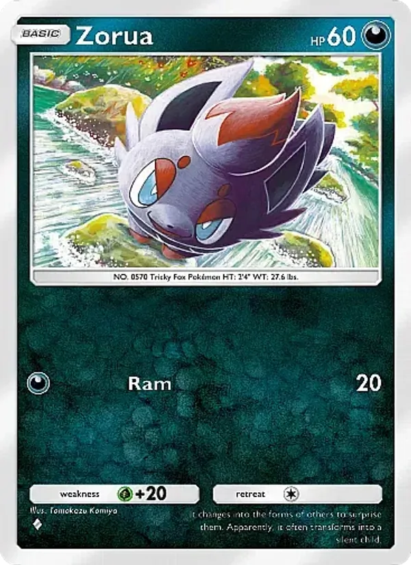 Zorua - Secluded Springs Pokemon Card