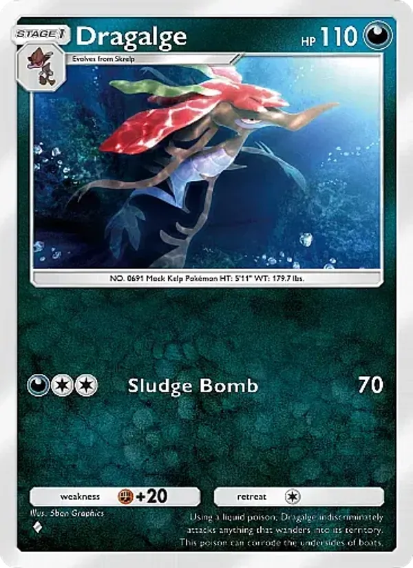 Dragalge - Secluded Springs Pokemon Card