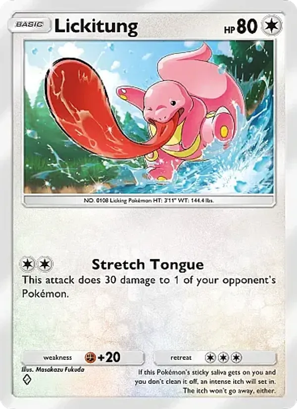 Lickitung - Secluded Springs Pokemon Card