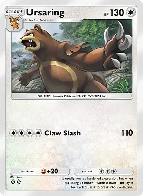 Ursaring - Secluded Springs Pokemon Card