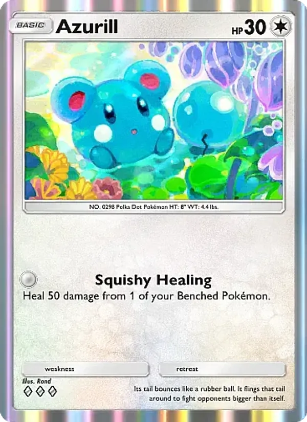 Azurill - Secluded Springs Pokemon Card