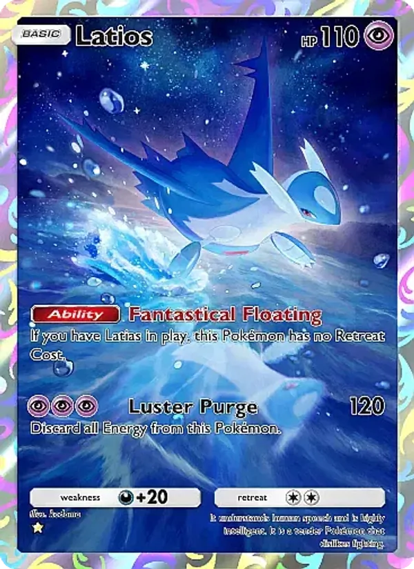 Latios - Secluded Springs Pokemon Card