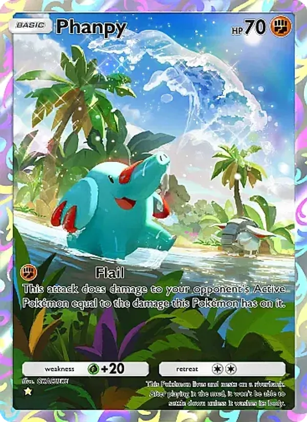 Phanpy - Secluded Springs Pokemon Card