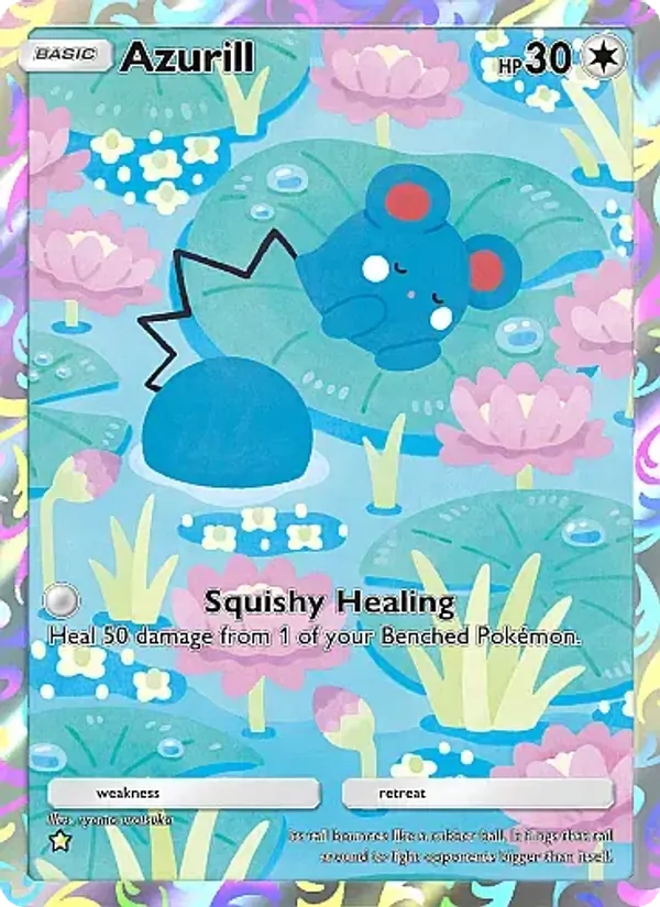 Azurill - Secluded Springs Pokemon Card