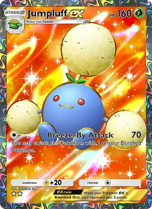 Jumpluff ex - Secluded Springs Pokemon Card