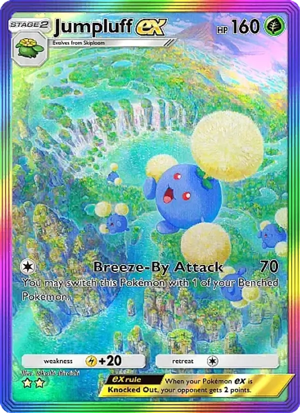 Jumpluff ex - Secluded Springs Pokemon Card