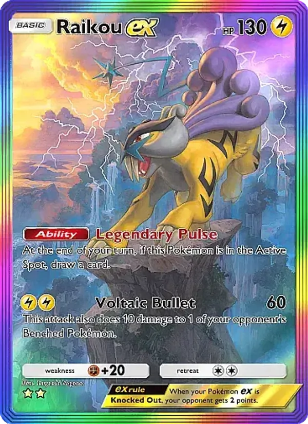 Raikou ex - Secluded Springs Pokemon Card