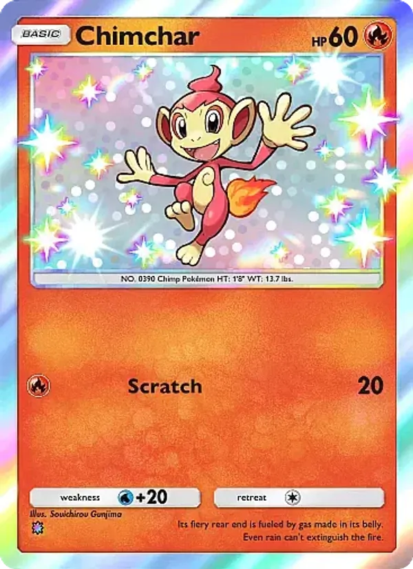 Chimchar - Secluded Springs Pokemon Card
