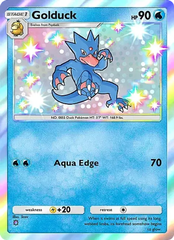 Golduck - Secluded Springs Pokemon Card