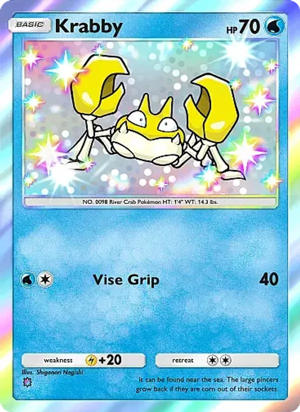 Krabby - Secluded Springs Pokemon Card