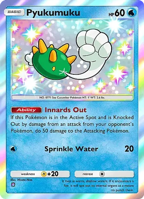 Pyukumuku - Secluded Springs Pokemon Card