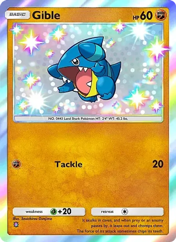 Gible - Secluded Springs Pokemon Card