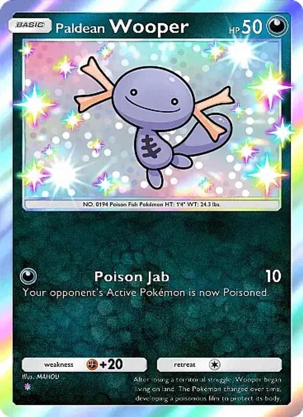 Paldean Wooper - Secluded Springs Pokemon Card