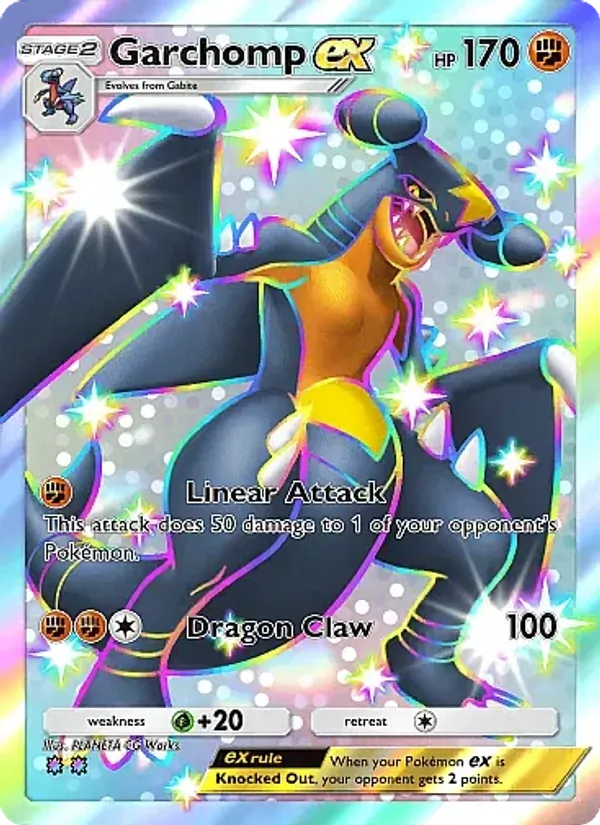 Garchomp ex - Secluded Springs Pokemon Card