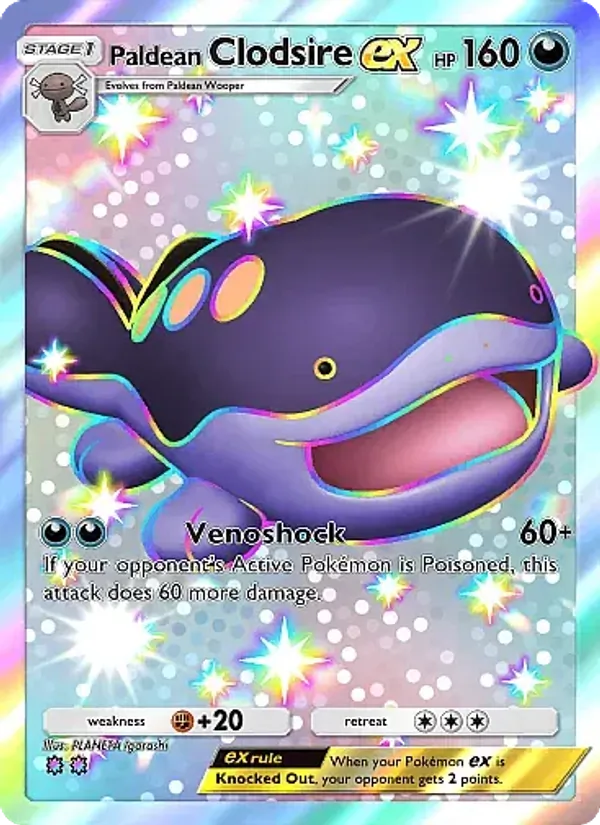 Paldean Clodsire ex - Secluded Springs Pokemon Card