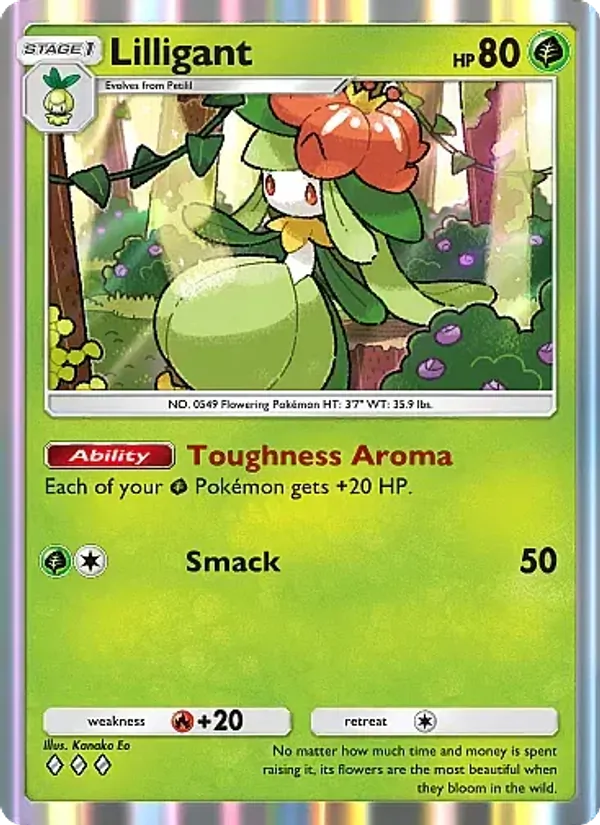Lilligant - Mega Rising Pokemon Card