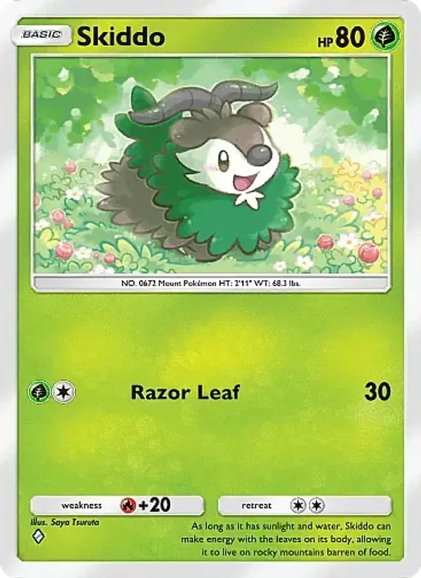 Skiddo - Mega Rising Pokemon Card