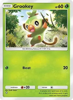 Grookey - Mega Rising