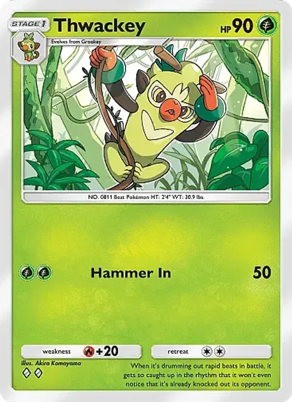 Thwackey - Mega Rising Pokemon Card