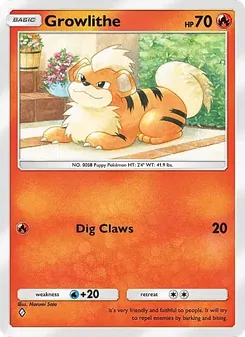 Growlithe - Mega Rising