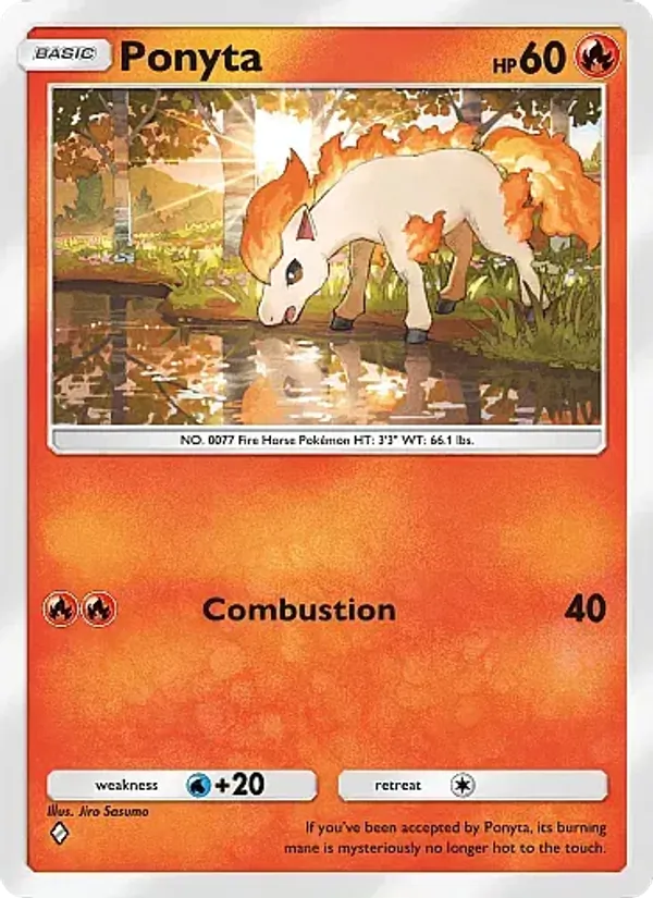 Ponyta - Mega Rising Pokemon Card