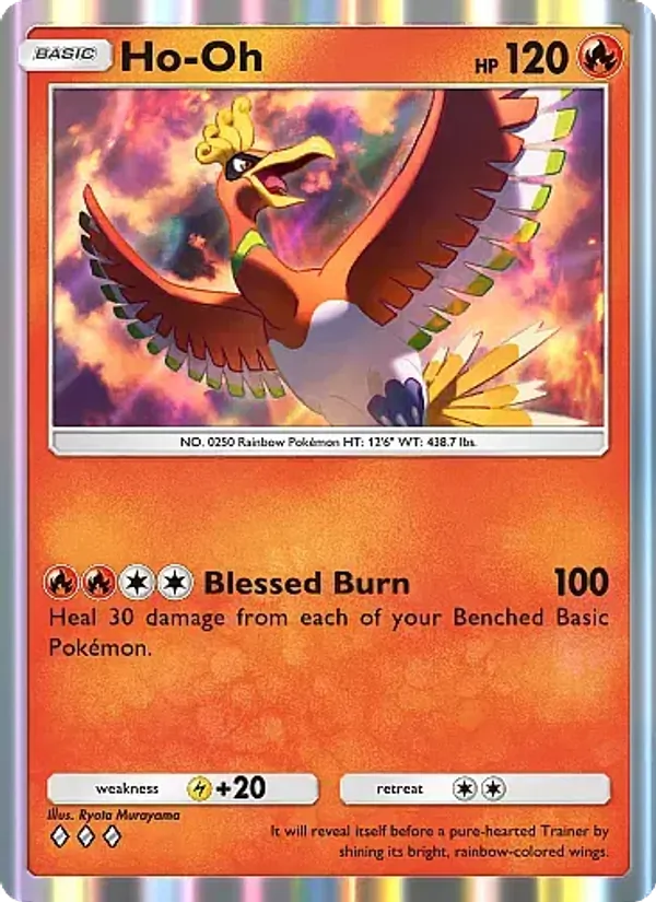 Ho-Oh - Mega Rising Pokemon Card