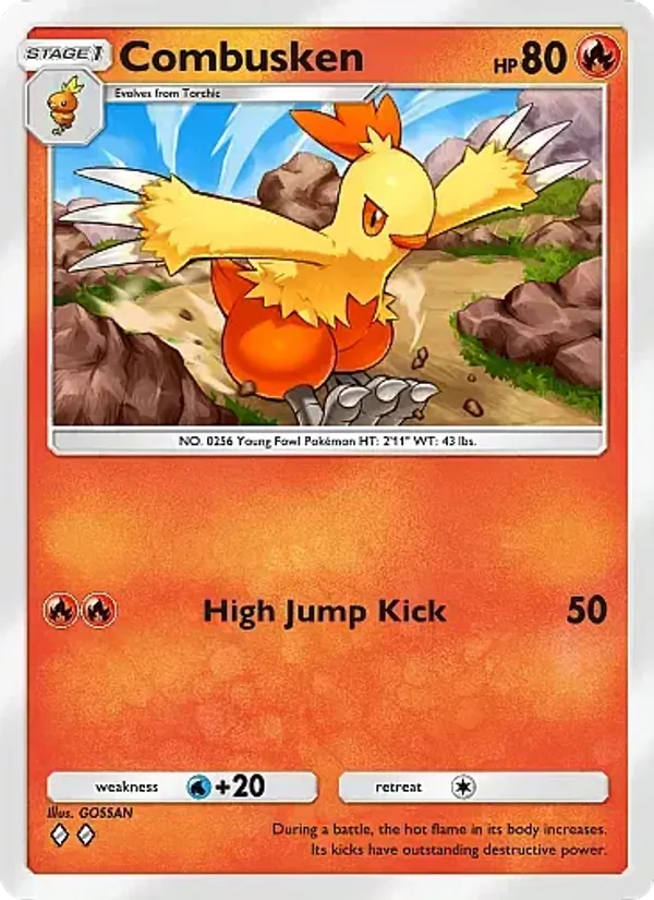 Combusken - Mega Rising Pokemon Card