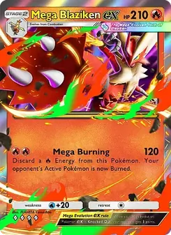 Mega Blaziken ex - Mega Rising