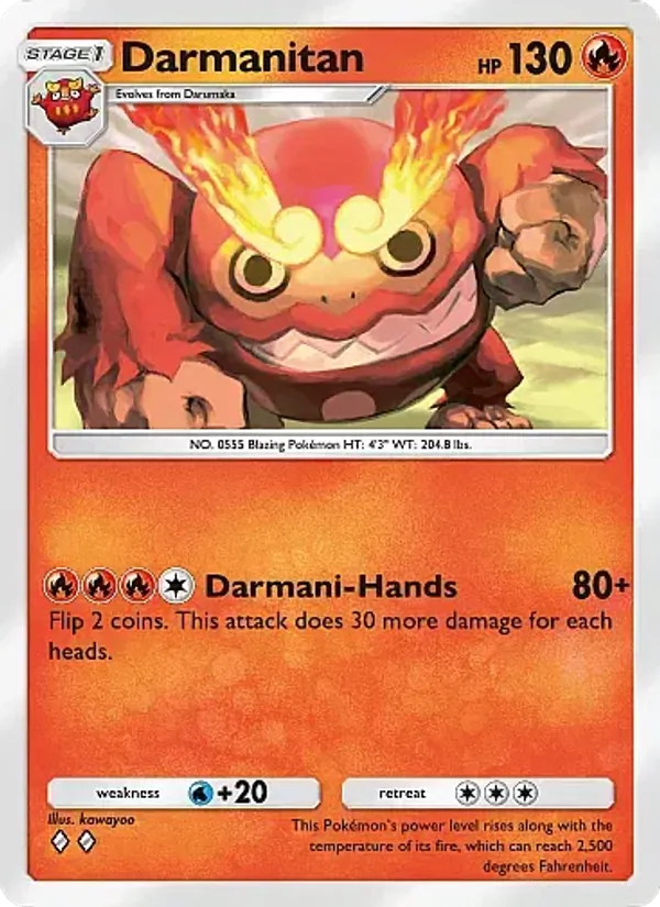 Darmanitan - Mega Rising Pokemon Card