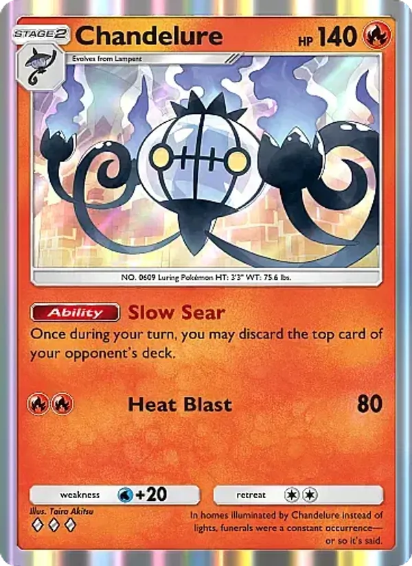 Chandelure - Mega Rising Pokemon Card