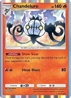 Chandelure - Mega Rising