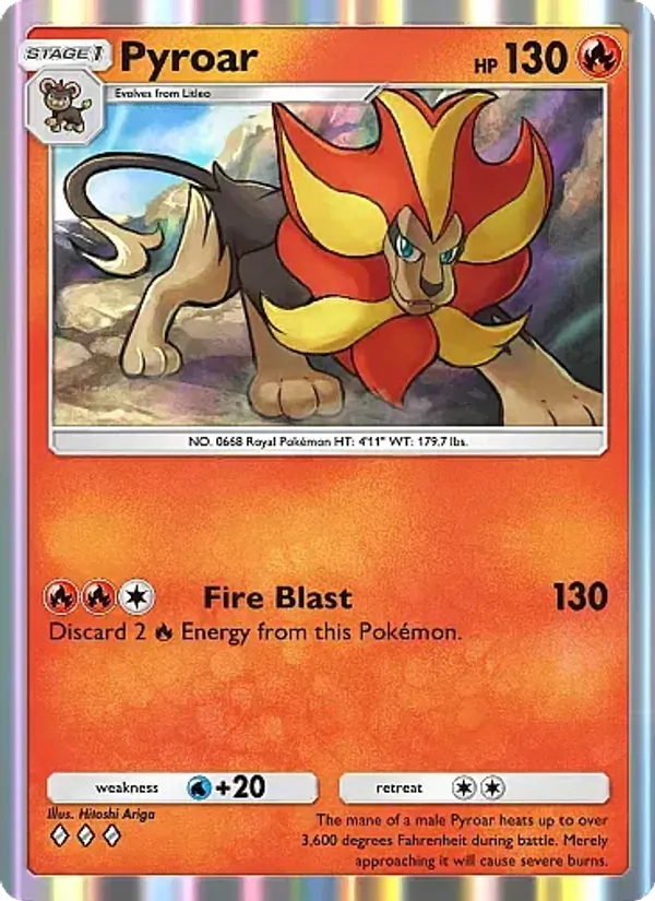 Pyroar - Mega Rising Pokemon Card