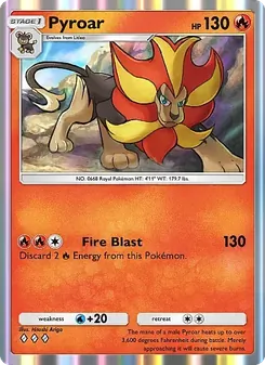 Pyroar - Mega Rising