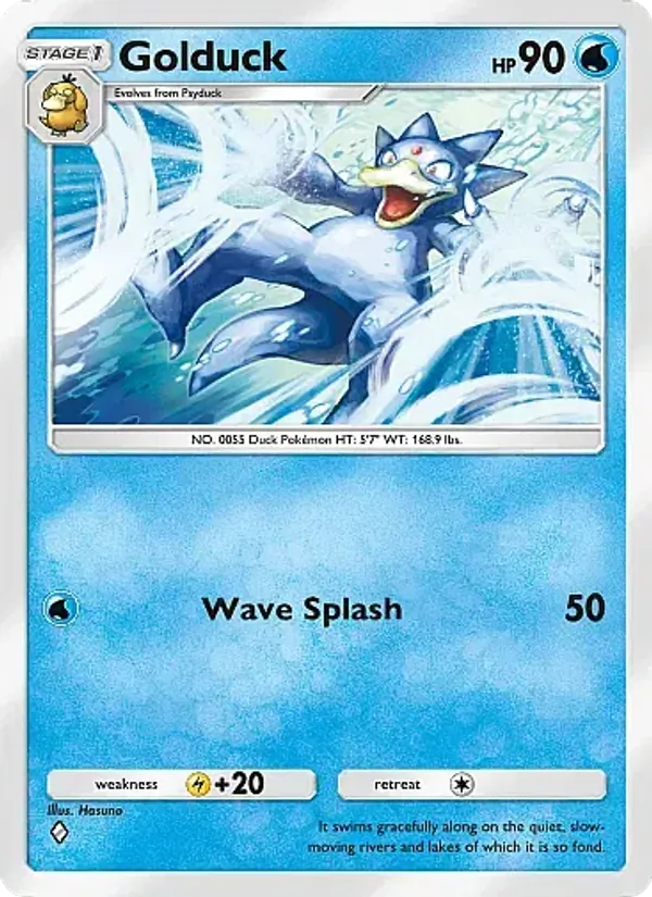 Golduck - Mega Rising Pokemon Card
