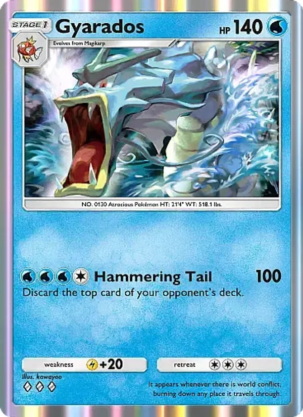 Gyarados - Mega Rising Pokemon Card
