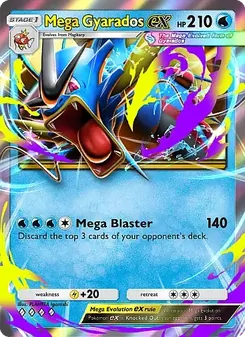 Mega Gyarados ex - Mega Rising