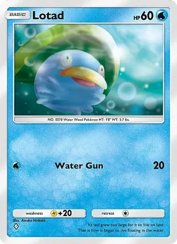 Lotad - Mega Rising Pokemon Card