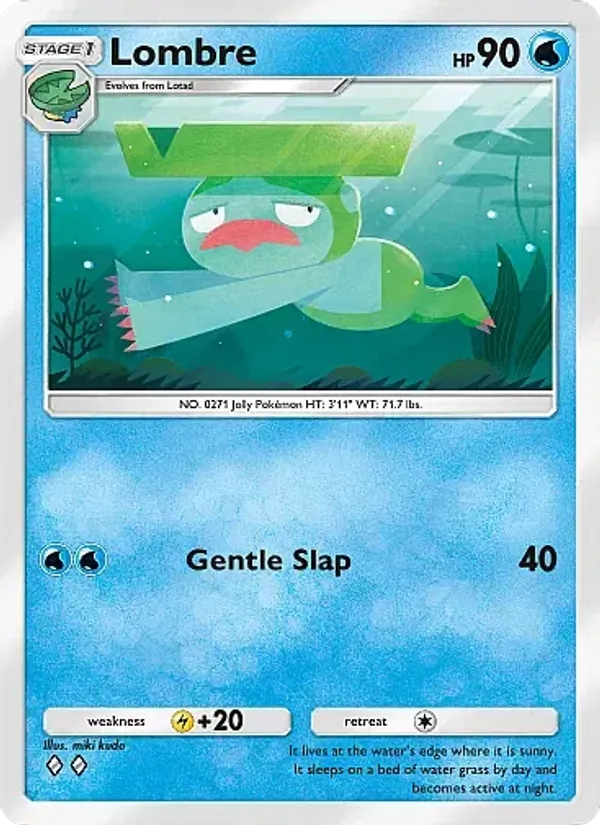 Lombre - Mega Rising Pokemon Card