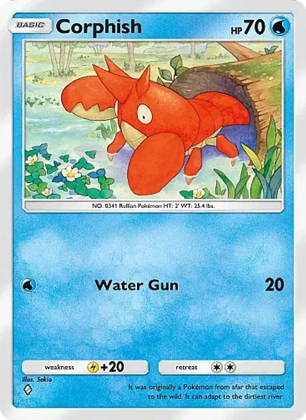 Corphish - Mega Rising Pokemon Card