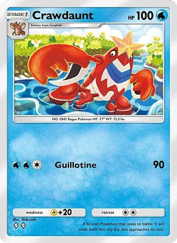 Crawdaunt - Mega Rising Pokemon Card