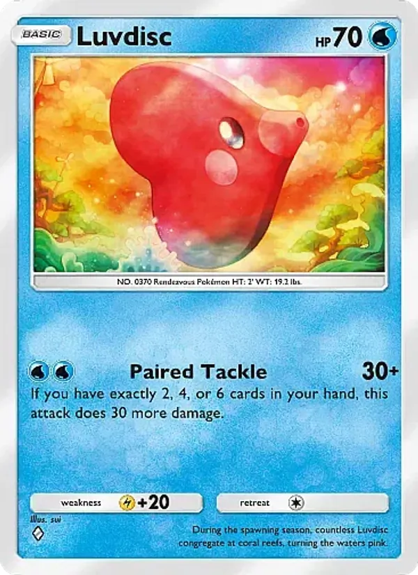 Luvdisc - Mega Rising Pokemon Card