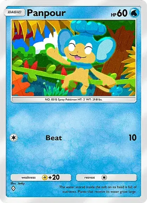 Panpour - Mega Rising Pokemon Card