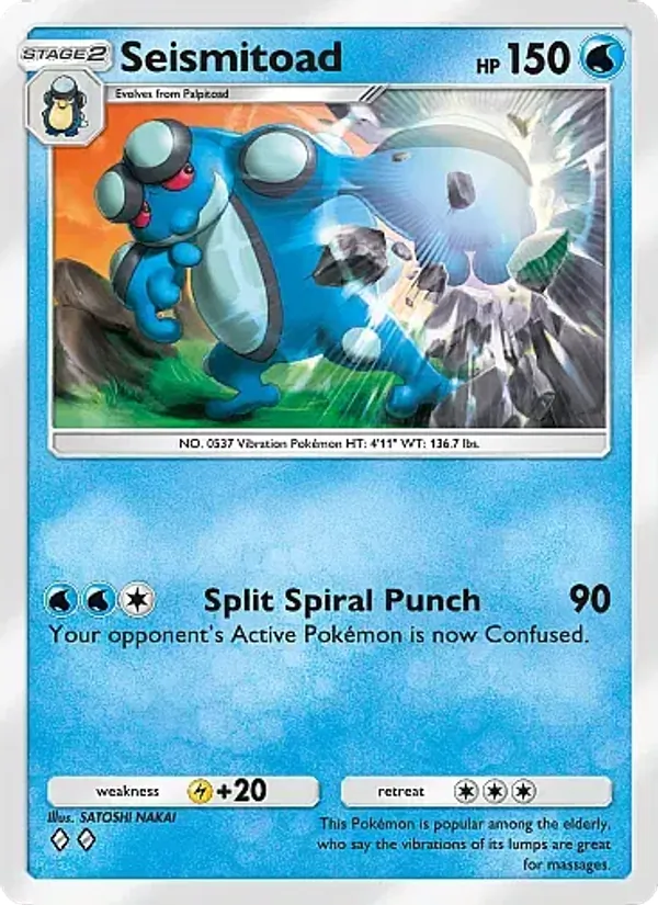 Seismitoad - Mega Rising Pokemon Card