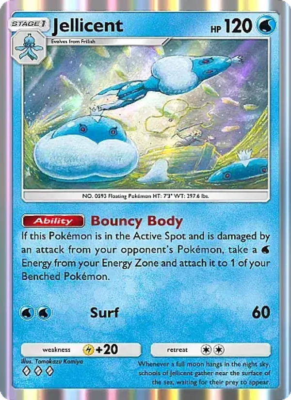Jellicent - Mega Rising Pokemon Card