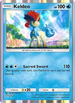 Keldeo - Mega Rising