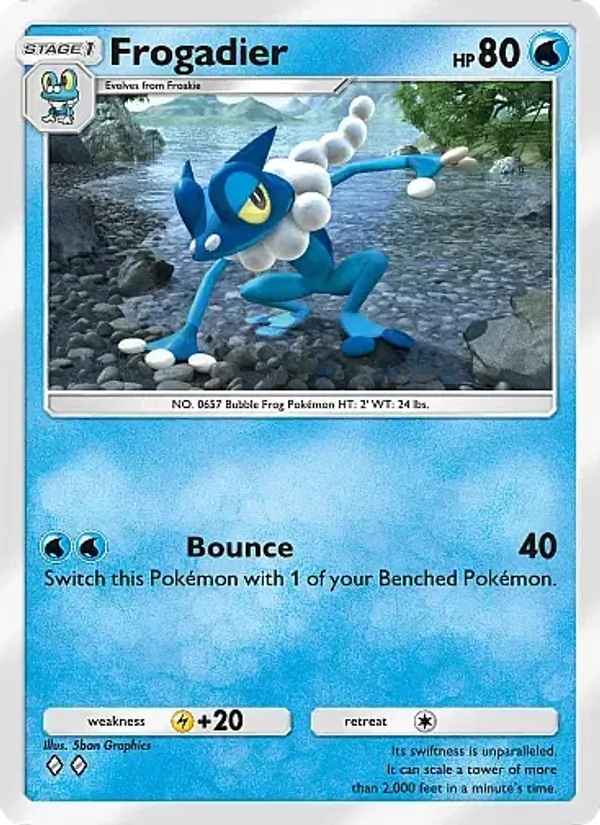 Frogadier - Mega Rising Pokemon Card