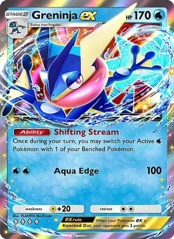 Greninja ex - Mega Rising Pokemon Card