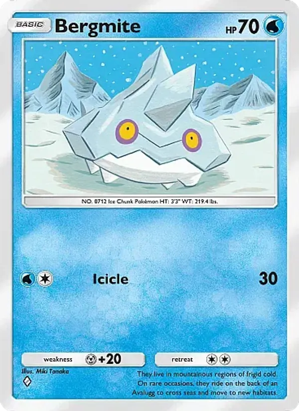 Bergmite - Mega Rising Pokemon Card